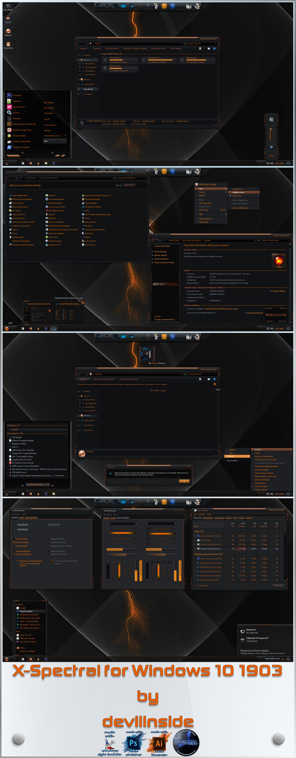 Macos Dark For Windows 10 Enable Windows Theme Customization - Landscape Texture Collection - 8K Quality