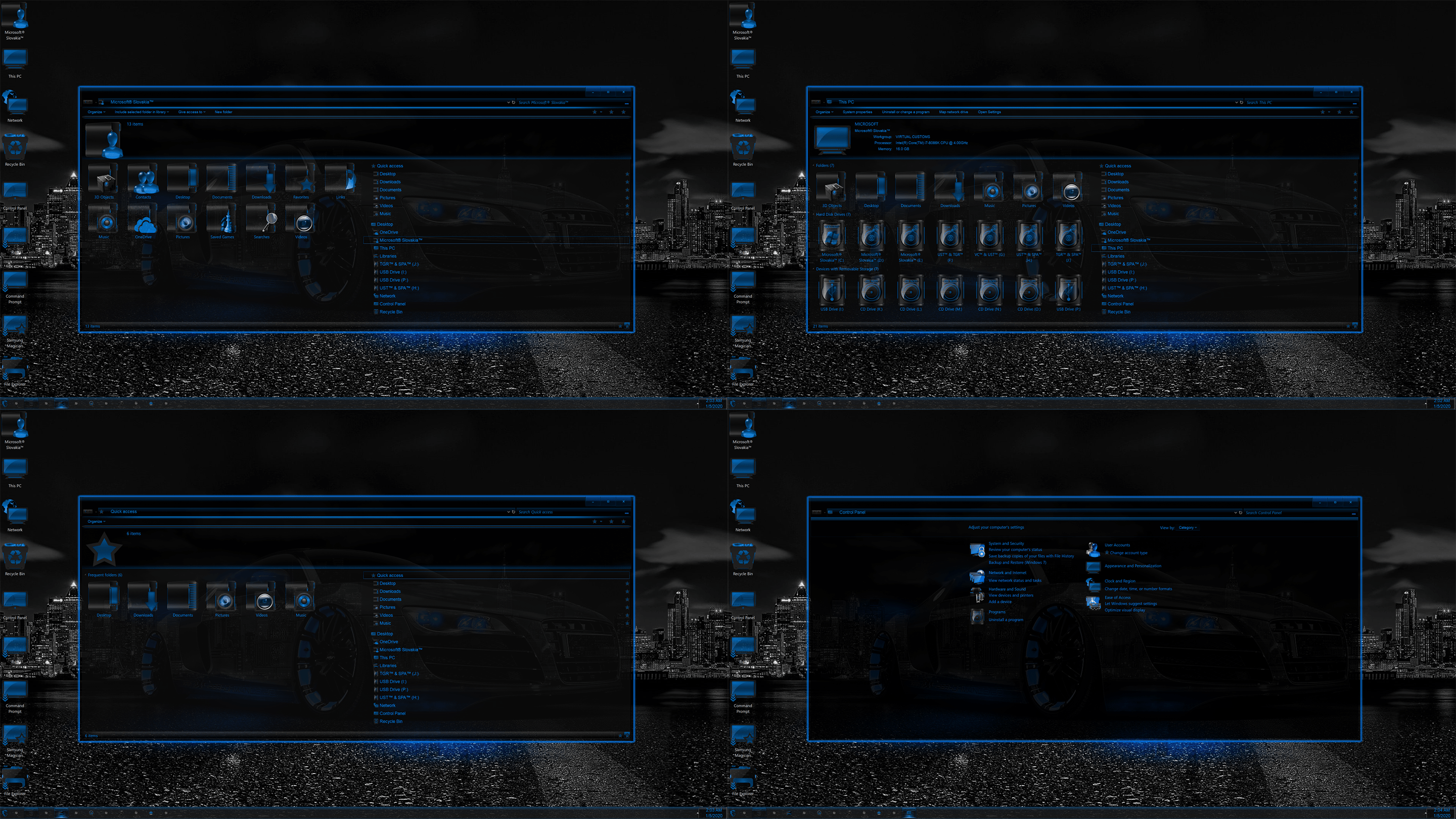 Windows Classic Theme Designer - Premium Mobile Dark Pictures | Free Download