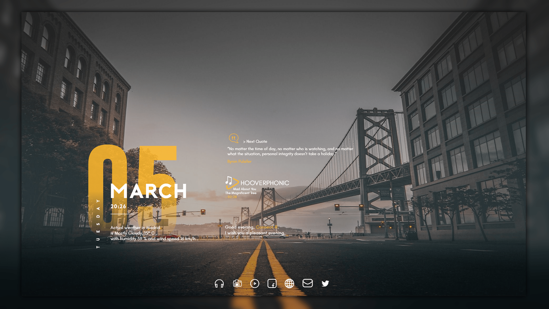 Amatical Rainmeter Enable Windows Theme Customization - Best Sunset Illustrations in HD