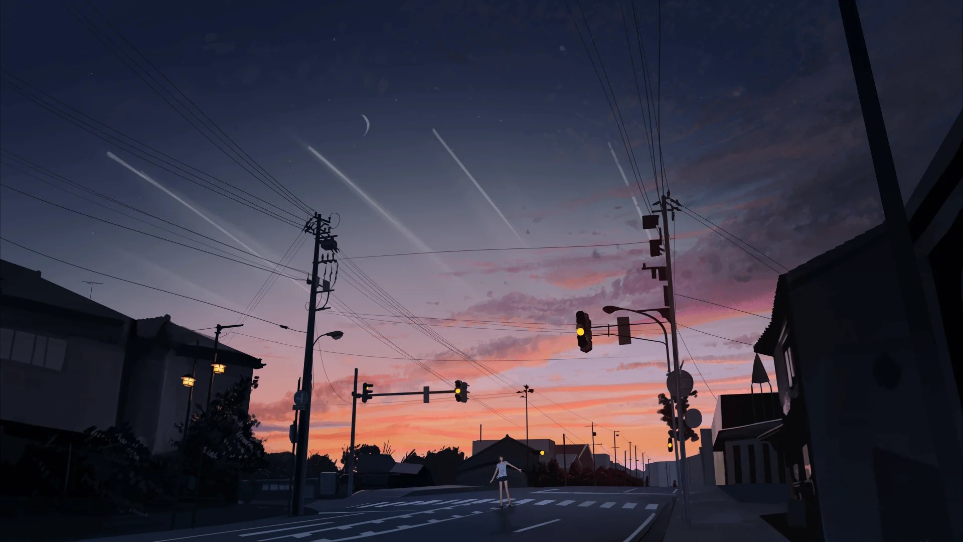 Scenery tumblr aesthetic anime wallpaper / anime landscape gif explore tumblr posts and blogs