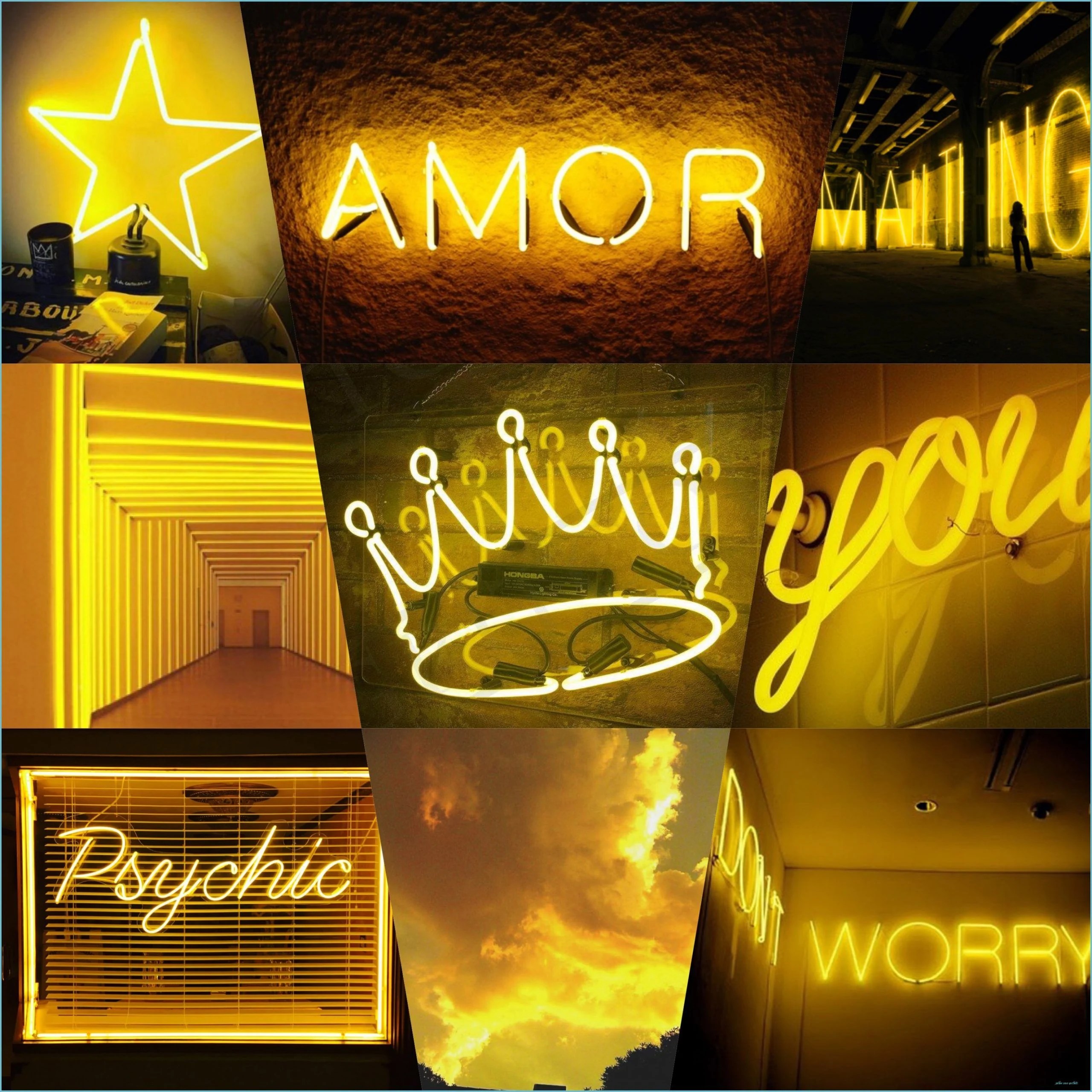 yellow neon good vibes wallpaper neon text wallpapers on yellow neon wallpapers