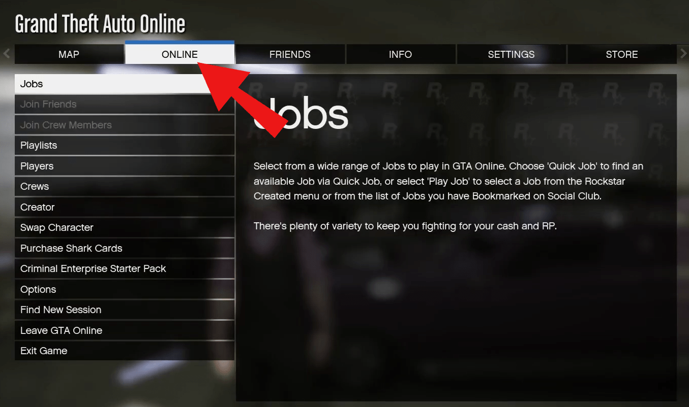 How To Switch Characters In GTA 5 Online Tab 