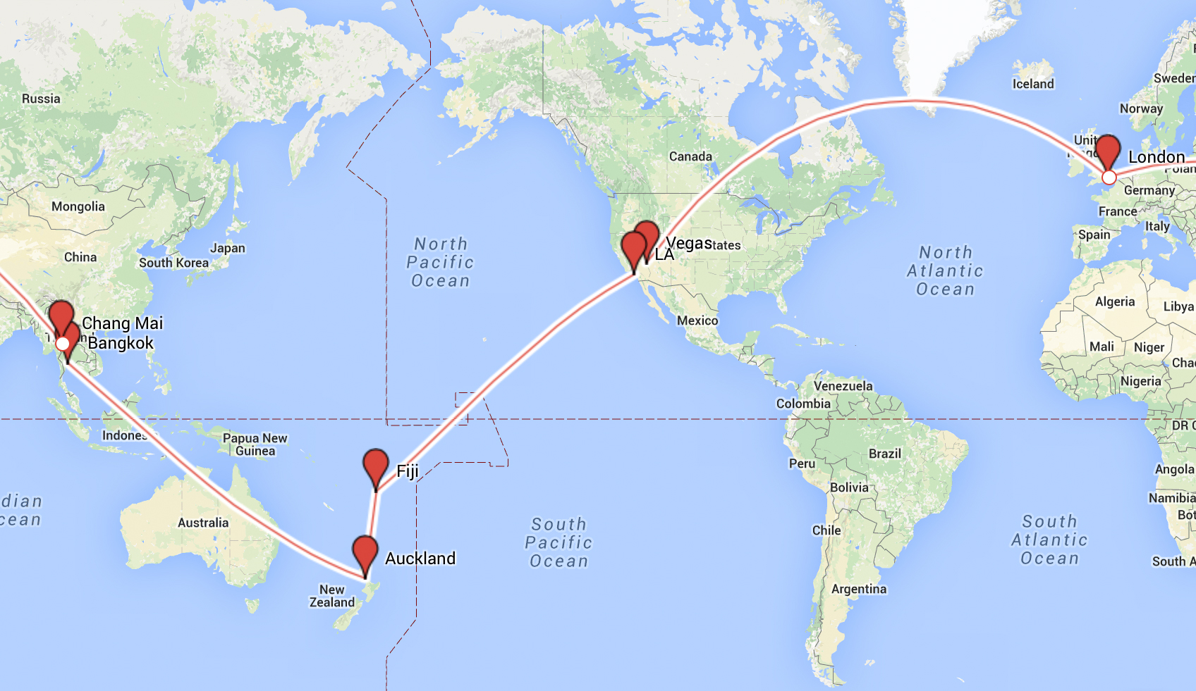 images Australia To Usa Flight Route backpacker banter