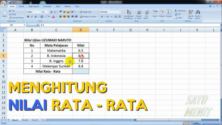 Rumus Excel Gabungan Rumus Average Rumushitung Menghitung Nilai Rata-Rata dengan Rumus AVERAGEA Fungsi rumus excel AVERAGEA digunakan untuk menghitung nilai rata-rata.