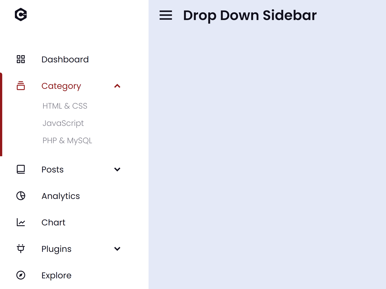 Hamburger Menu Open And Close Javascript Codepel - Download Artistic Gradient Design | HD