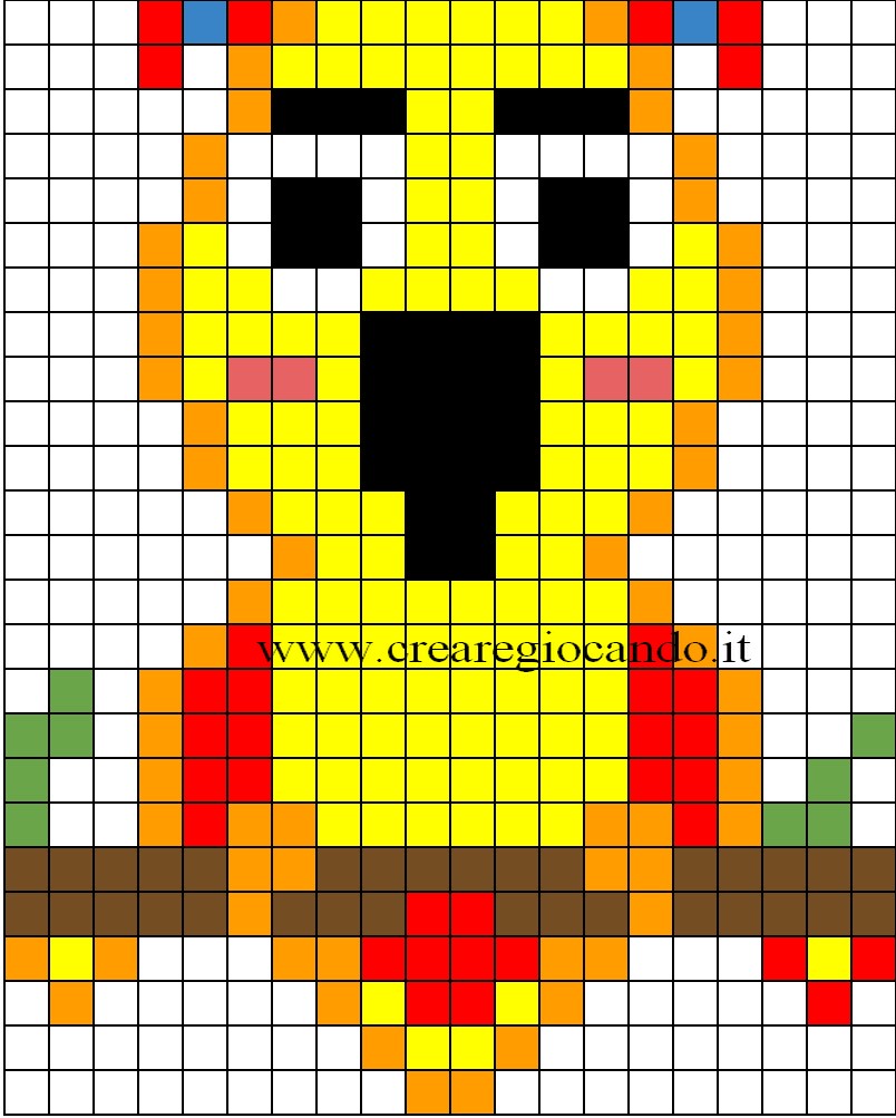wallpapers Panda Disegni Pixel Art Difficili disegni pixel art facili animali un