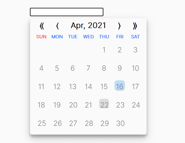 Material Design Date Picker With Vanilla Javascript Css Script - Best Geometric Textures in 4K
