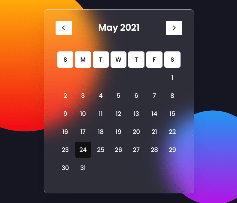 Insert A Basic Calendar Ui Into Your Webpage Calendar Js Css Script - Vintage Arts - Gorgeous HD Collection