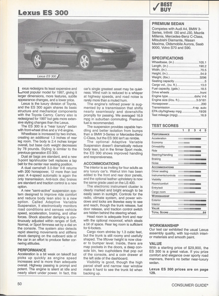 Vintage Review 1997 Buick Century Consumer Guide Auto