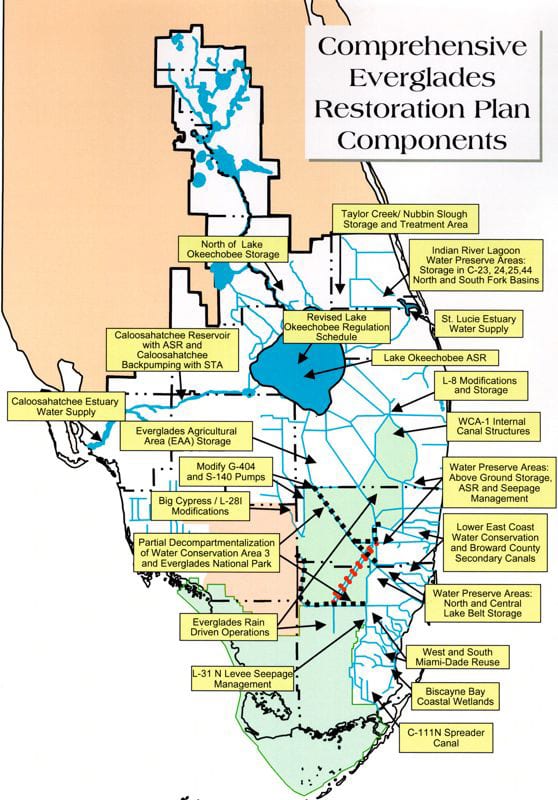 Reviving America S Water Garden Defense Media Network CERP Map 