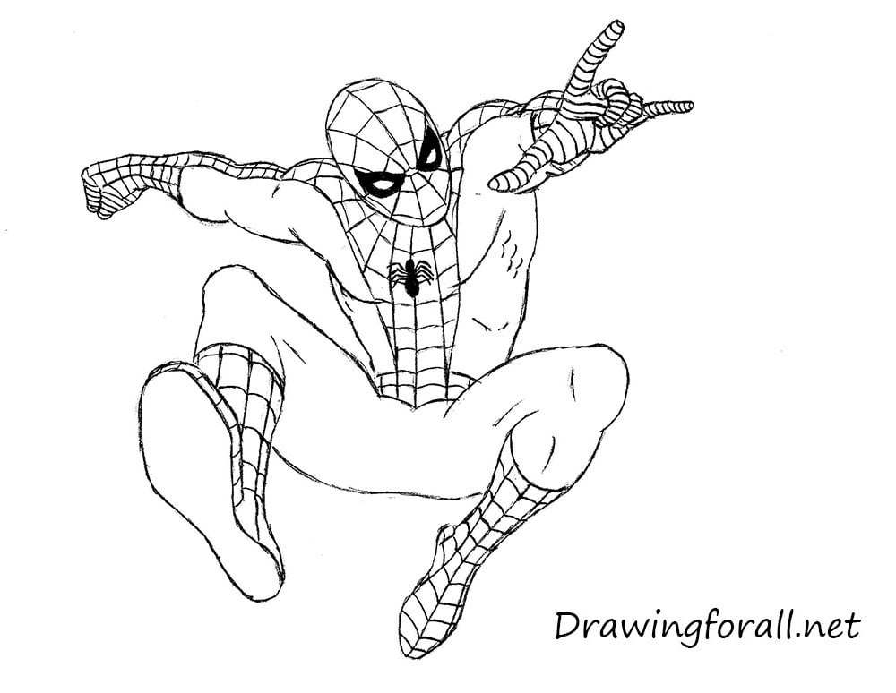 pics Amazing Spider Man Easy Drawing drawingforall net