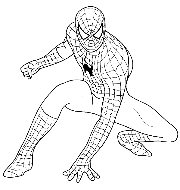 pic Pencil Easy Cool Spider Man Drawing bestpencildrawing