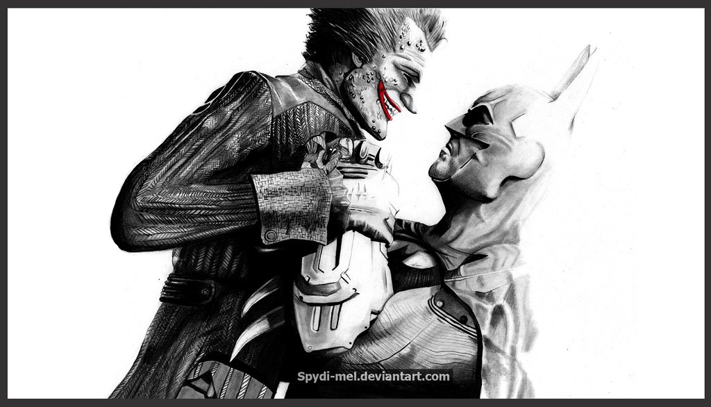 photo Easy Batman Vs Joker Drawings drawing skill