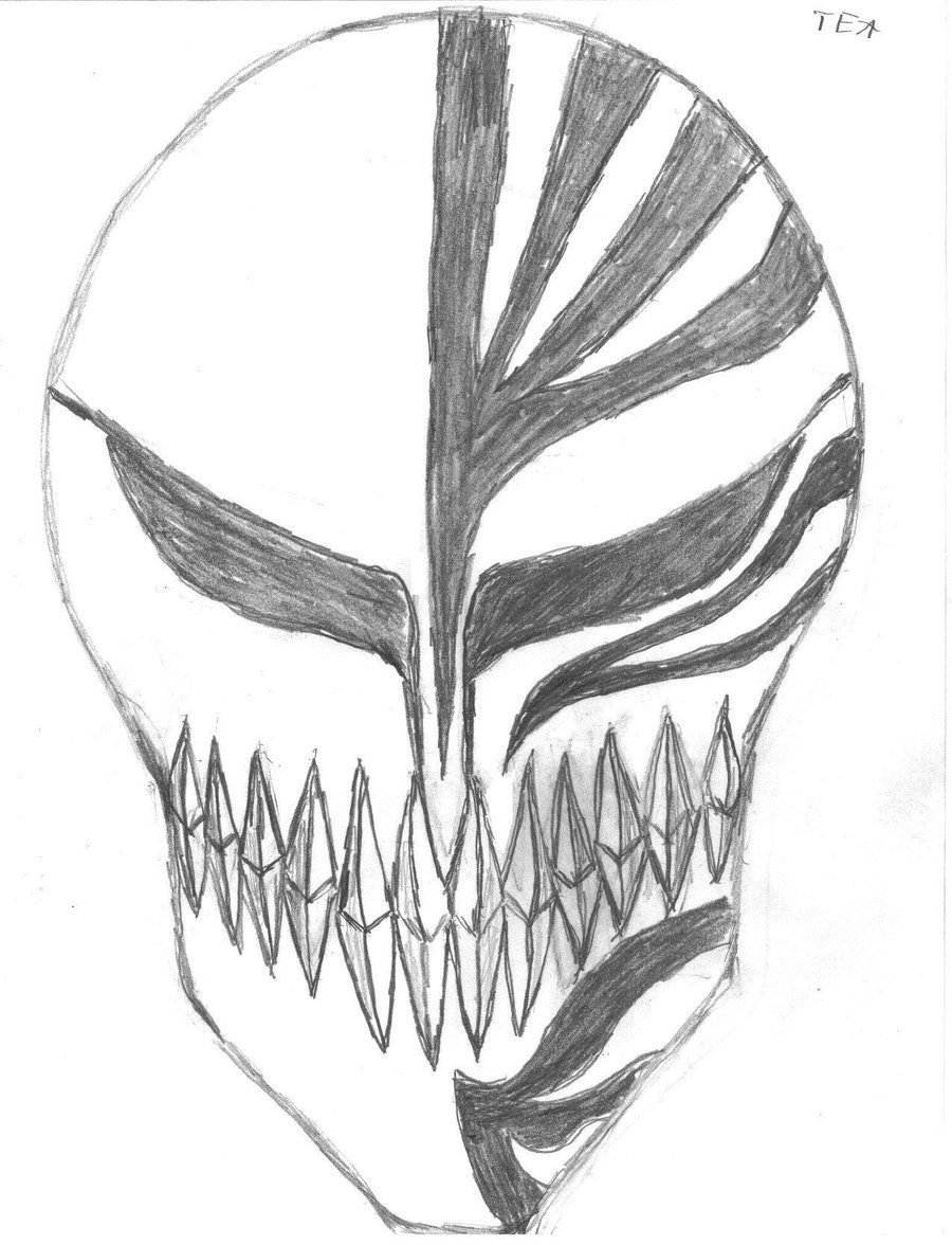 pic How To Draw A Face Mask Realistic drawing skill
