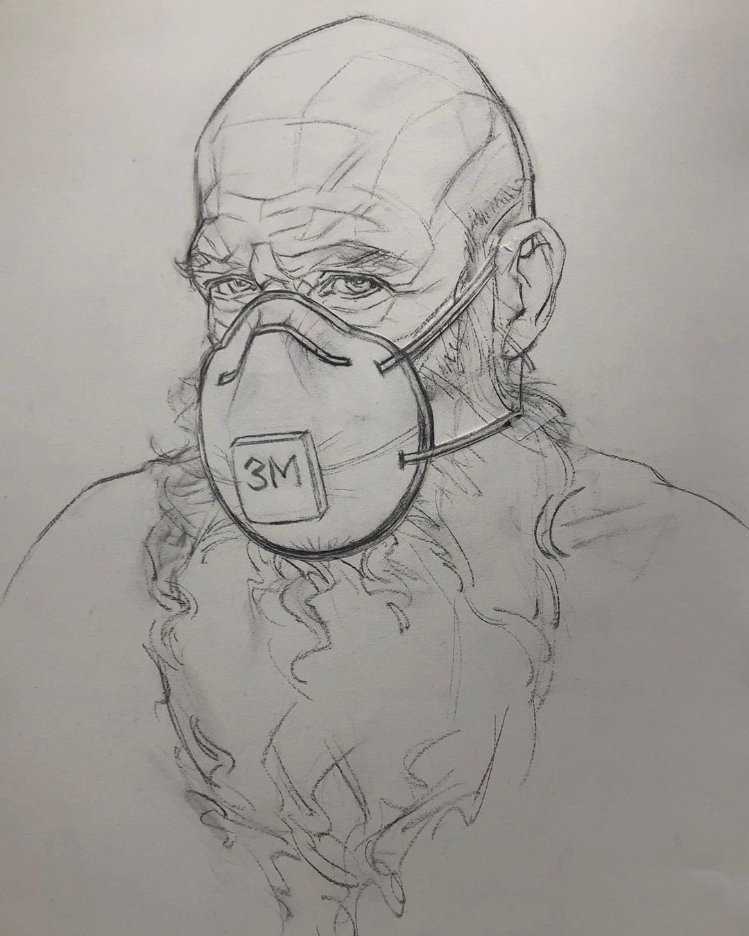 pix How To Draw A Face Mask Realistic drawing skill