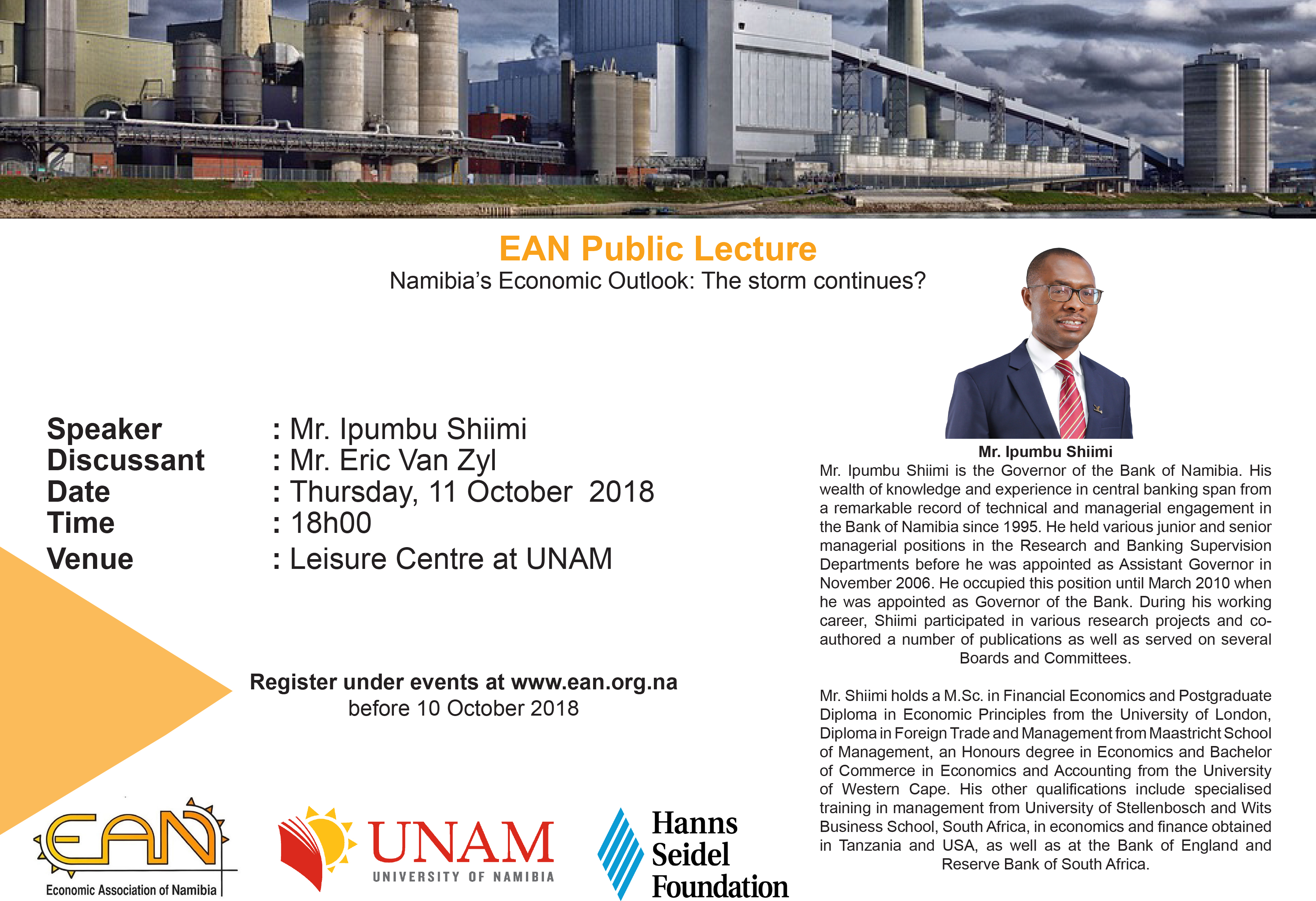 Public Lecture Economic Association Of Namibia