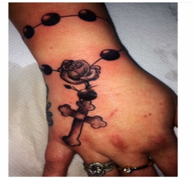 Rosary Tattoo On Wrist – Entertainmentmesh 353_x_383_jpg
