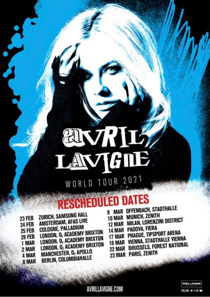 photo Avril Lavigne 2021 Tour https www eventarmy de avril lavigne auf head above water europatour 2021
