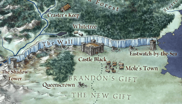The Official Map Of Westeros Fantastic Maps The Wall 
