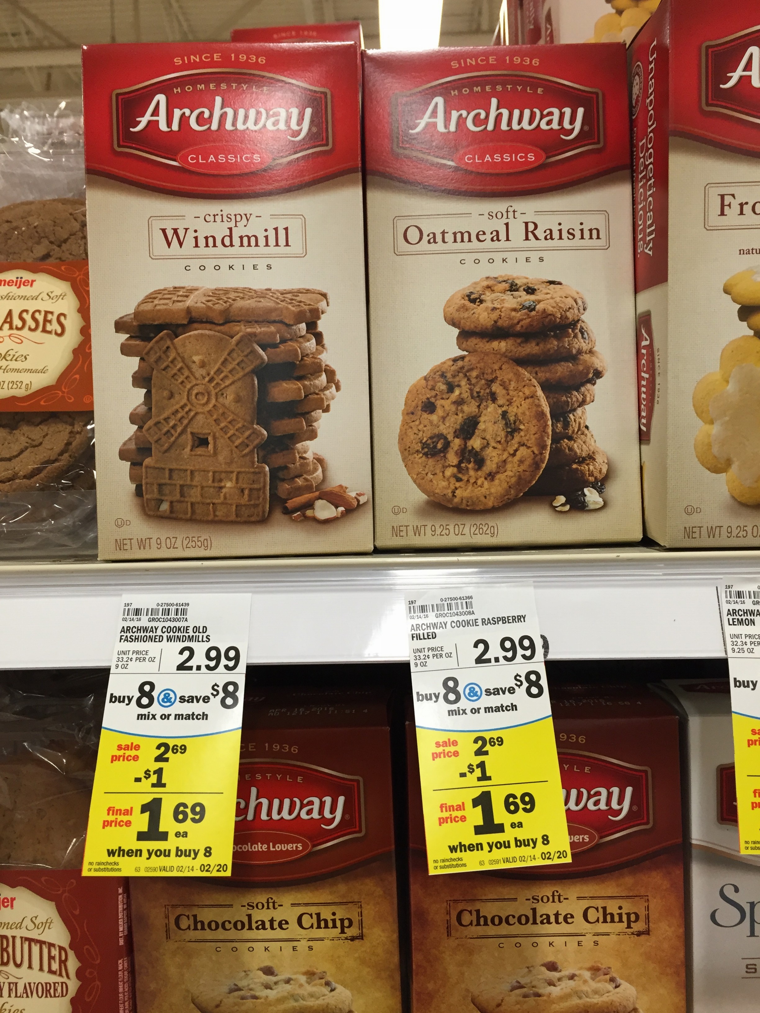 pix Old Archway Christmas Cookies meijer deal archway cookies only 69