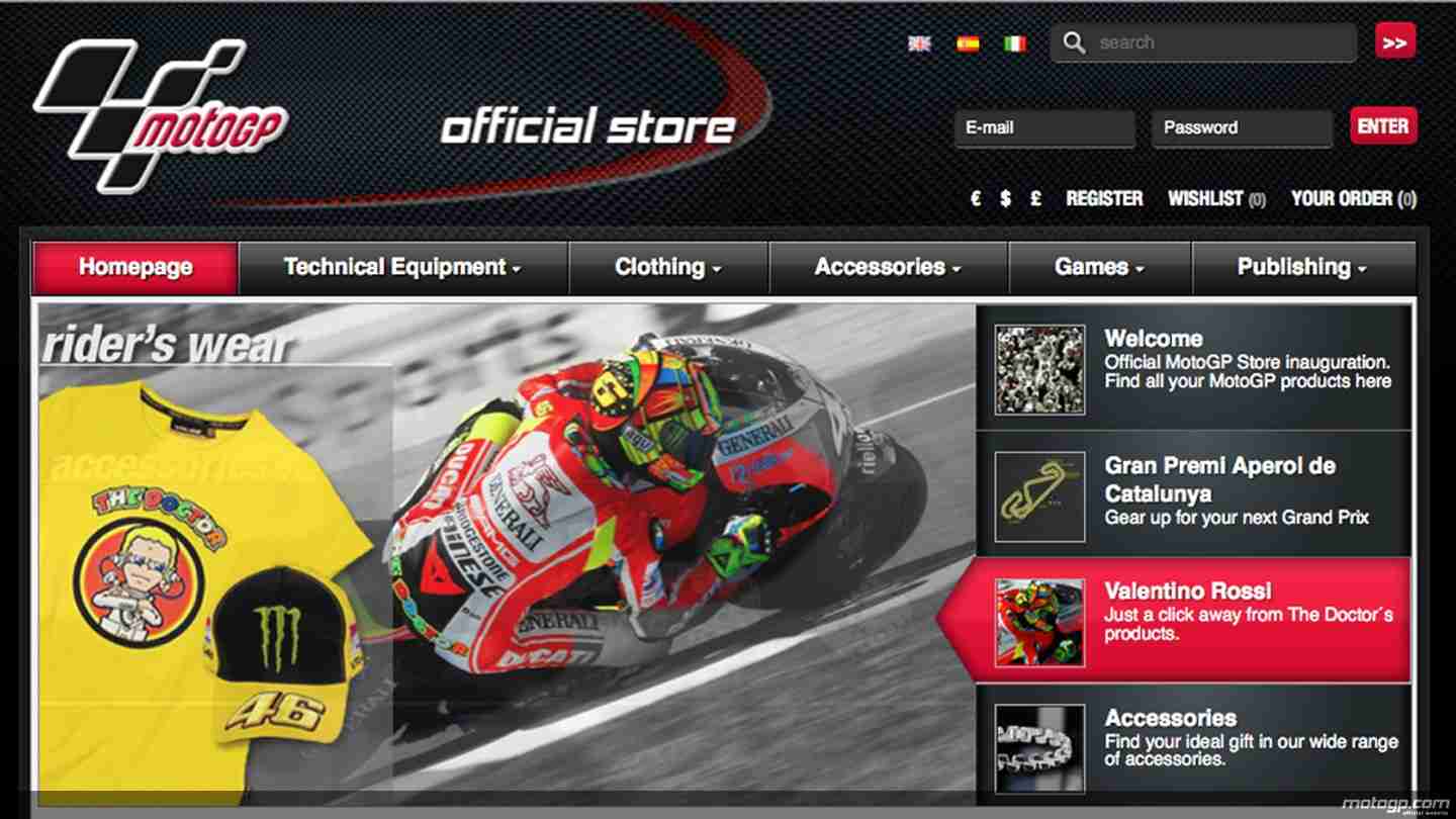 Motogp Launches Its First Official Store Iamabiker