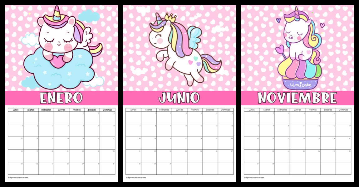 pix Imagenes De Calendarios Para Niños 2021 En Español calendario imagenes educativas