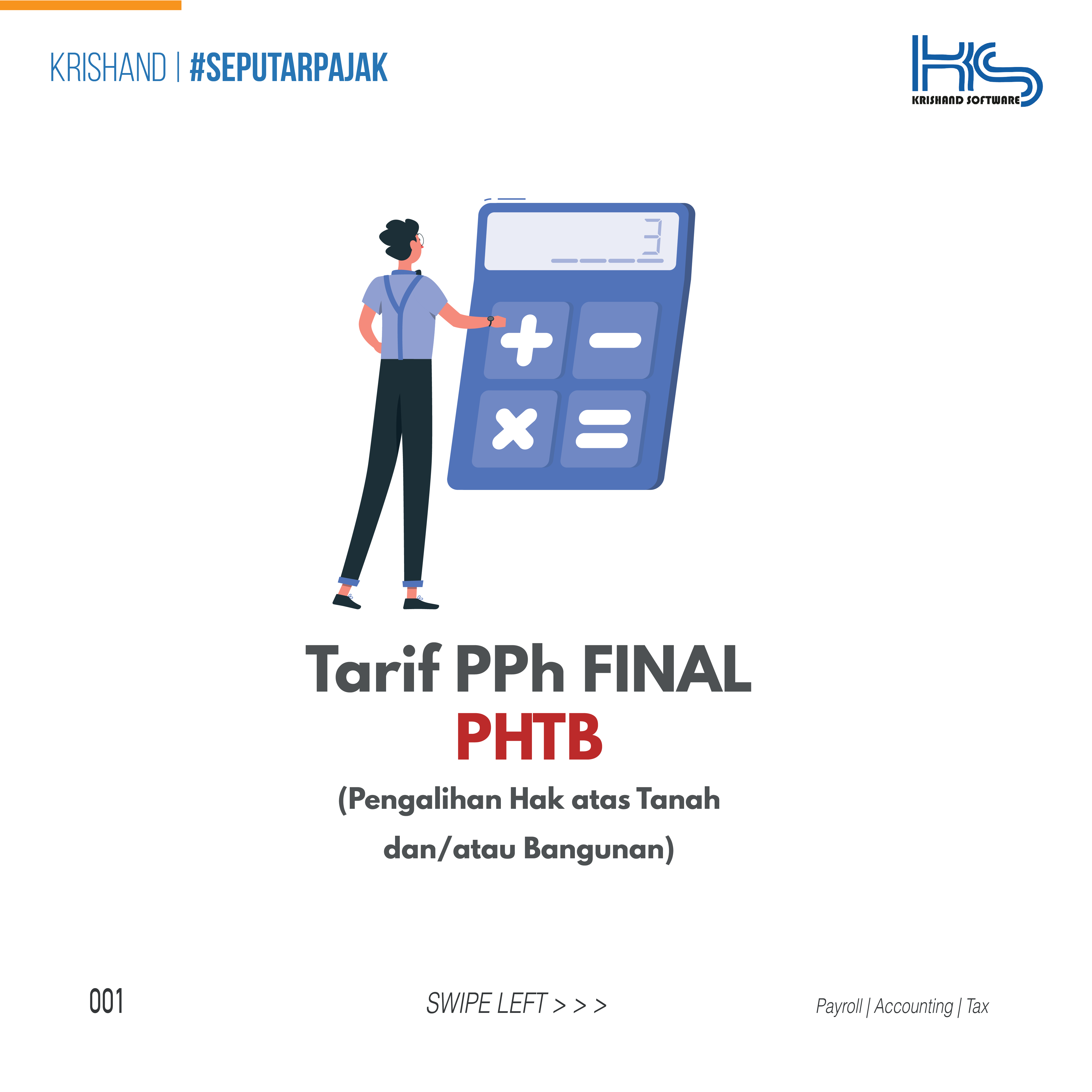 Tarif PPh Final PHTB (Pengalihan Hak atas Tanah dan/atau Bangunan)