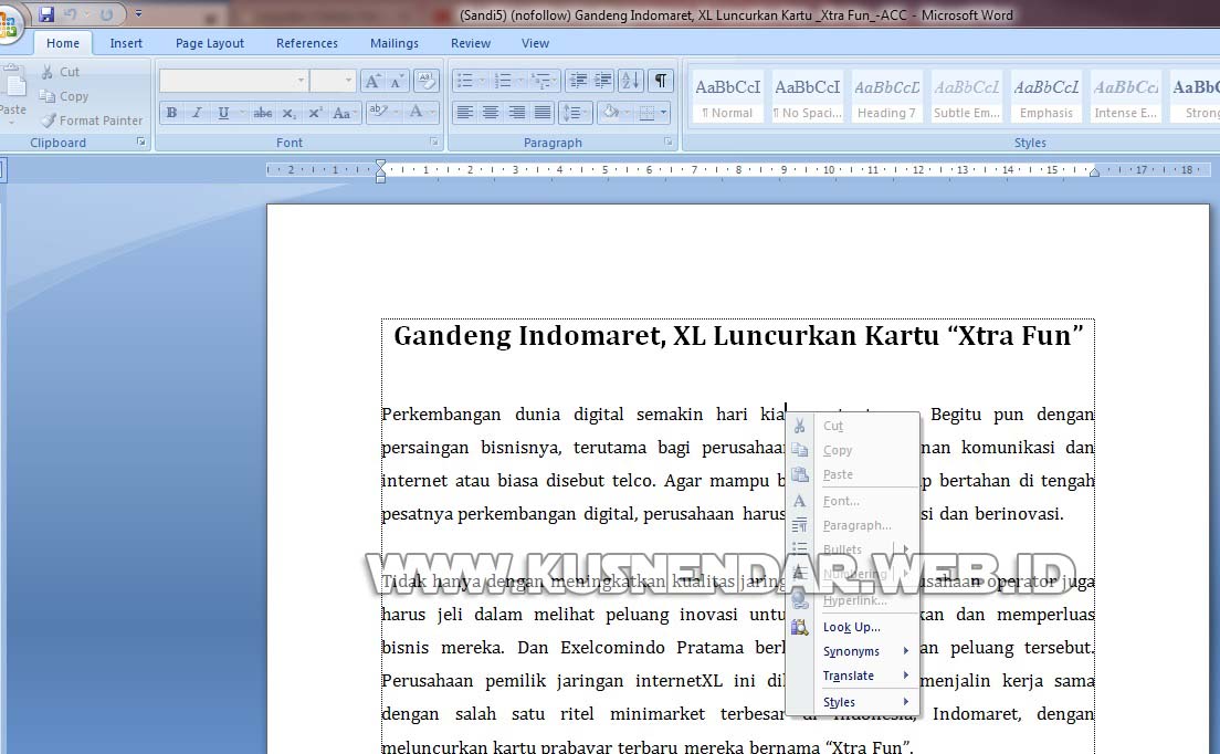 6 Cara Membuka Word Yang Terkunci Agar Bisa Diedit Pengetikan di Word sering terjadi masalah apabila kondisi dokumenperangkat Anda bermasalah berikut solusinya.