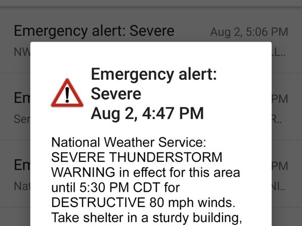 pics Severe Thunderstorm Warning On Phone http www nottinghammd com 2021 07 22 new destructive severe thunderstorm warning category to trigger wireless emergency alerts on mobile phones