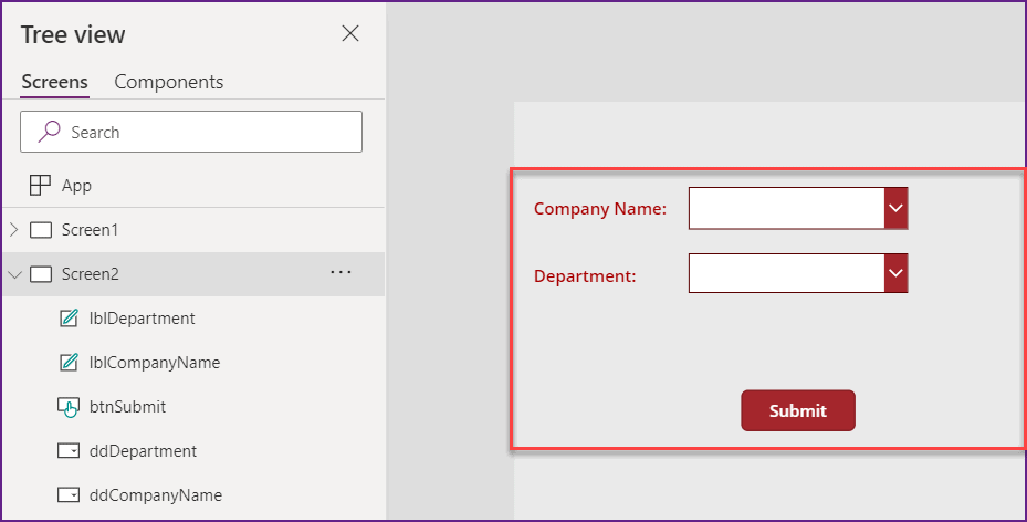 PowerApps Cascading Dropdown (Detailed tutorial) - SPGuides (29) PowerApps Cascading Dropdown (Detailed tutorial) - SPGuides (29)