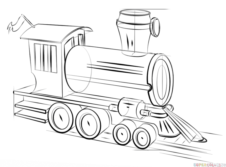 images Steam Engine Sketch Train Drawing how to draw a steam train step by step drawing tutorials