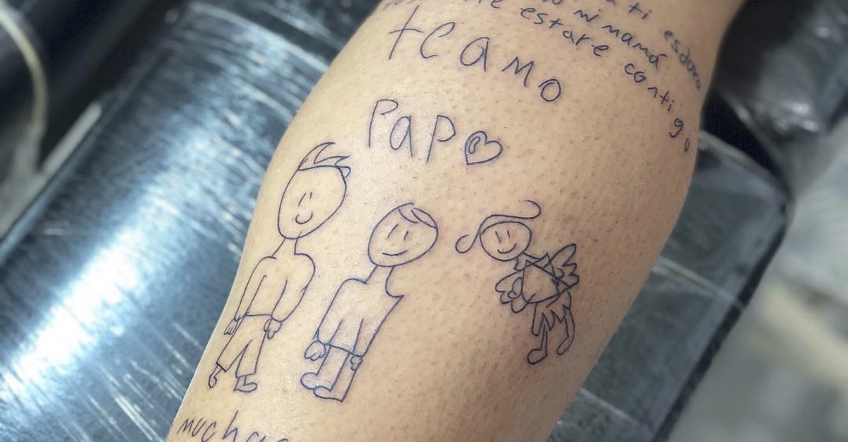 picture Tatuajes En Honor A Mi Madre Fallecida En Español el conmovedor tatuaje que se hizo un arquero colombiano en honor a su esposa recien fallecida upsocl