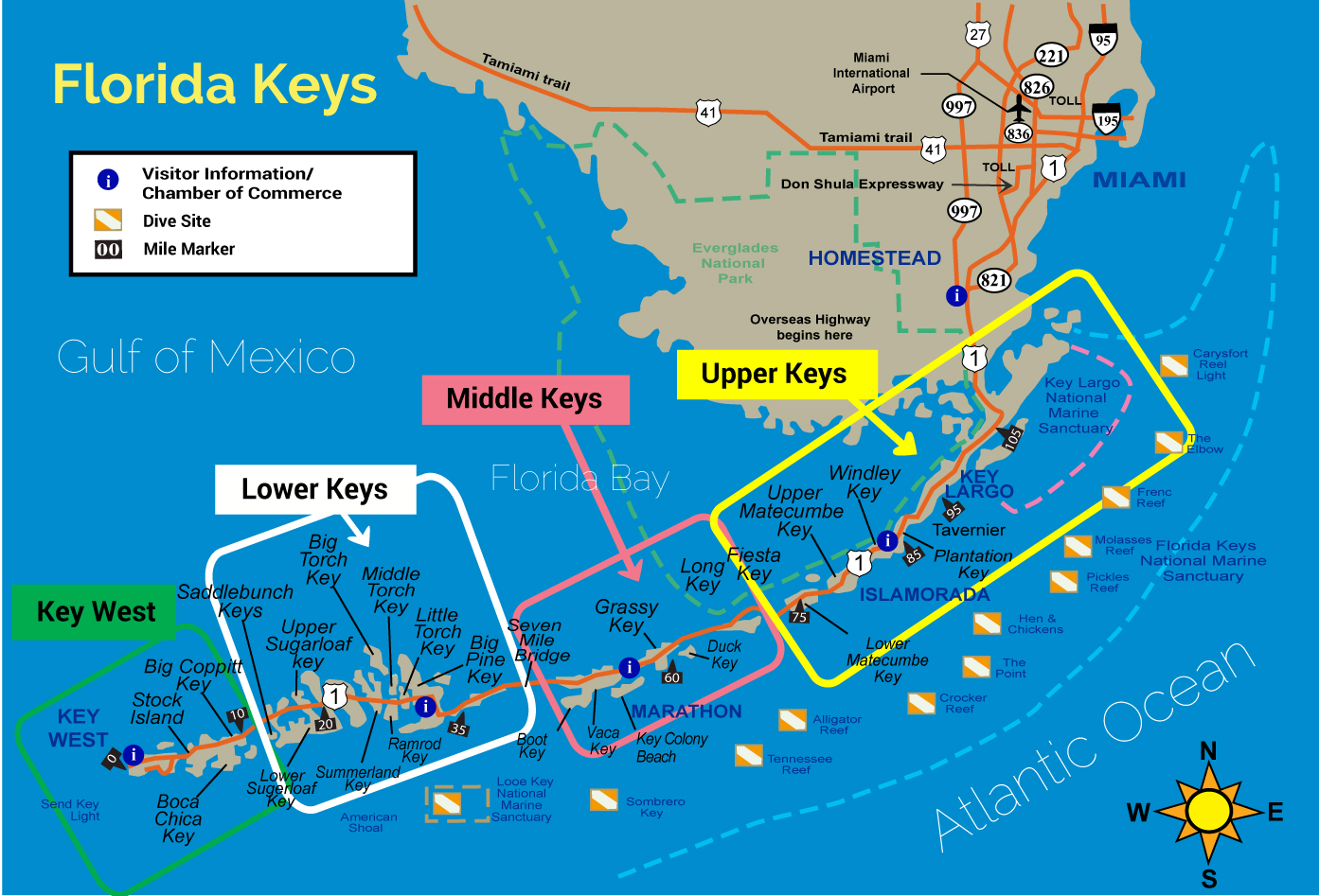 Printable Map Of The Florida Keys Free Printable Templates Map FL Keys 