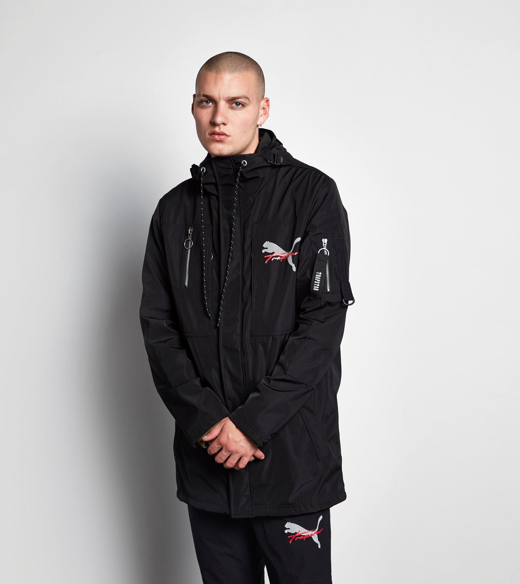 puma x trapstar london team parka jacket