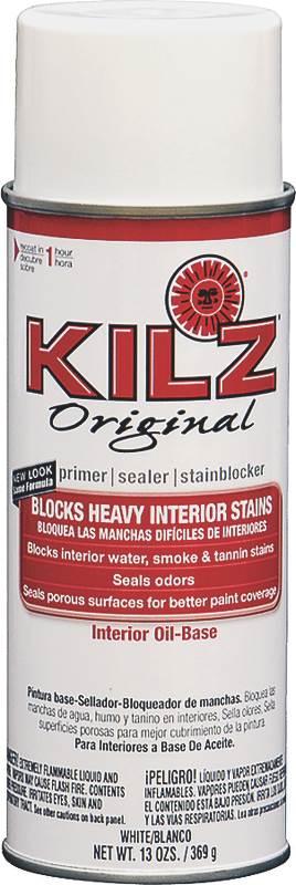 Ideal for sealing pet and smoke odors, kilz odorless can be used on many surfaces including furniture, woodwork, drywall, plaster, wallpaper, . Kilz Original Primer Sealer Stain Blocker Spray White 13 Oz Kilz10004 Build With Bmc