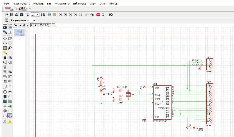 схема щита онлайн нарисовать