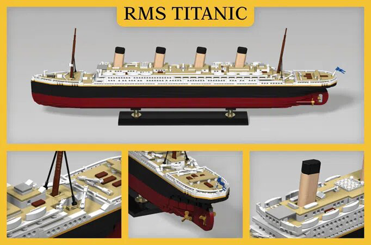 pix Lego Titanic Leak the brick show