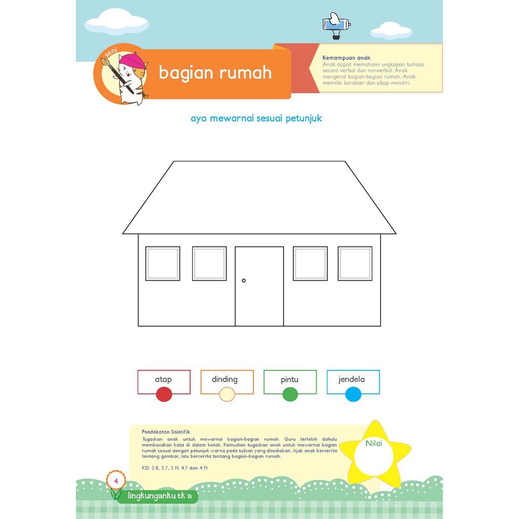 43+ Contoh Gambar Anak Tk Tema Lingkungan JPEG - Contohgambar