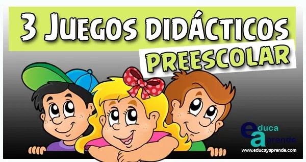 Juego organizado para niños de preescolar / juegos al aire libre para ninos 16 ideas geniales y divertidas con videos. 3 Juegos didácticos para niños de preescolar © 2019