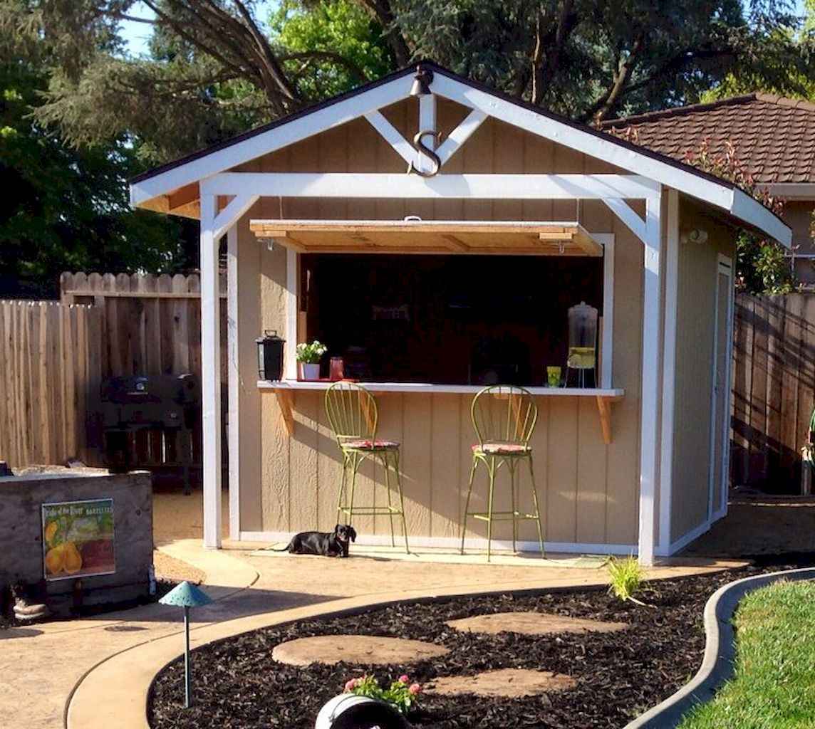 Incredible backyard storage shed makeover design ideas (33)