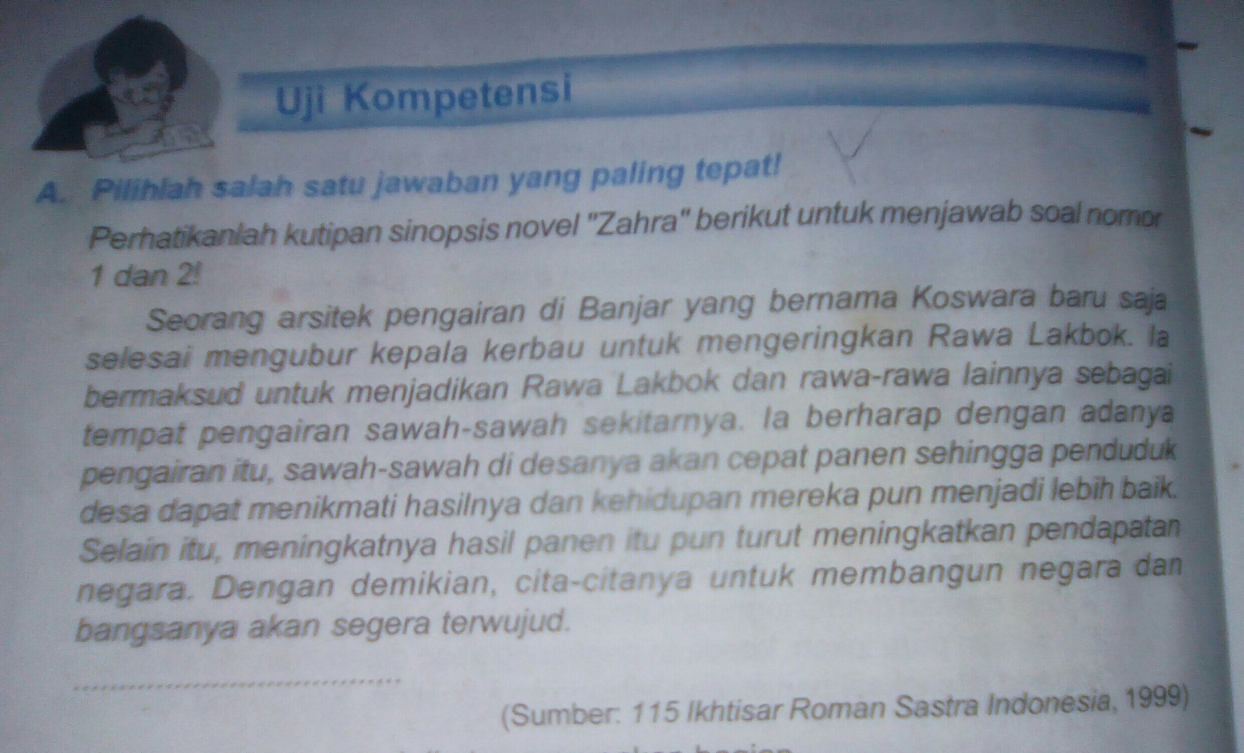 Sinopsis Adalah : Sinopsis Buku Yang Fana Adalah Waktu