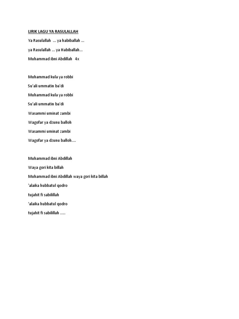 Lirik Sholawat Sufna Yuna : Teks Lagu Sufna Yuna Versi Indonesia Berbagai  Teks Penting / You can download free mp3 as a separate song and download a  music collection from any artist,