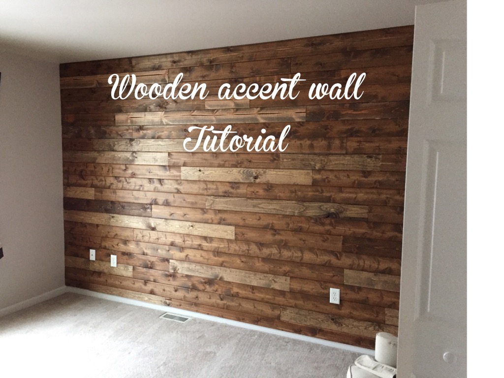 Wooden Accent Wall Tutorial Living With Lady