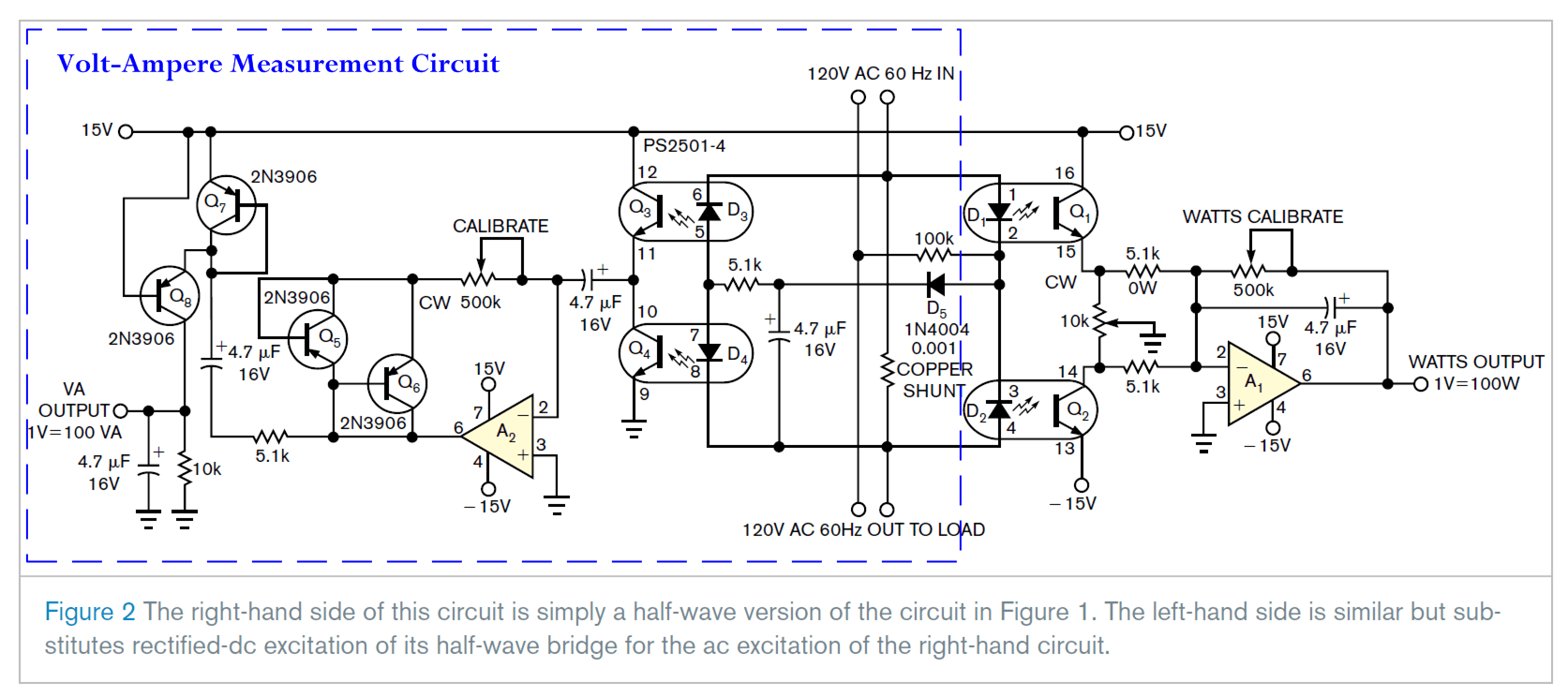 Volt Ampere Measurement Circuit Math Encounters Blog