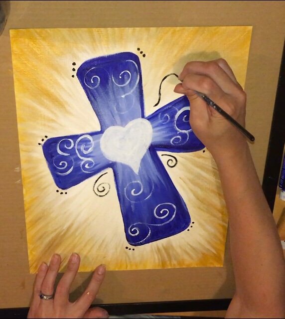 picture Easy Acrylic Cross Paintings cross painting acrylic painting