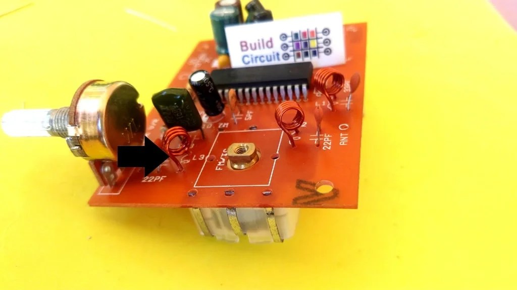 Step 14 Solder The Variable Capacitor And The 3 Turns