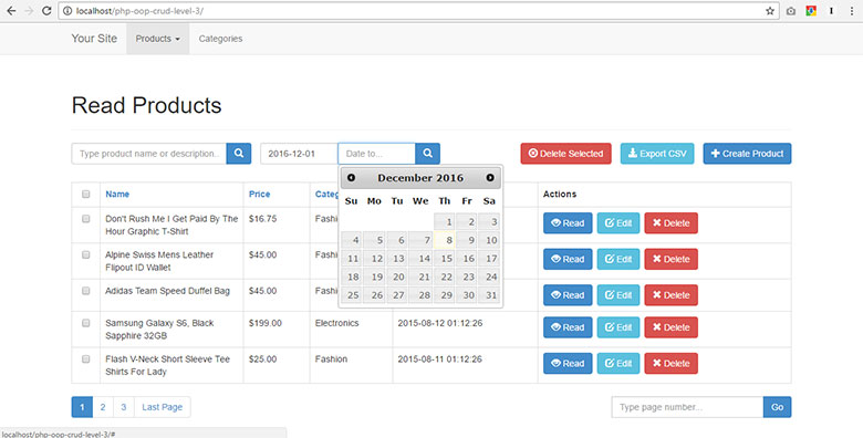 Php Oop Crud Tutorial Php Object Oriented Programming