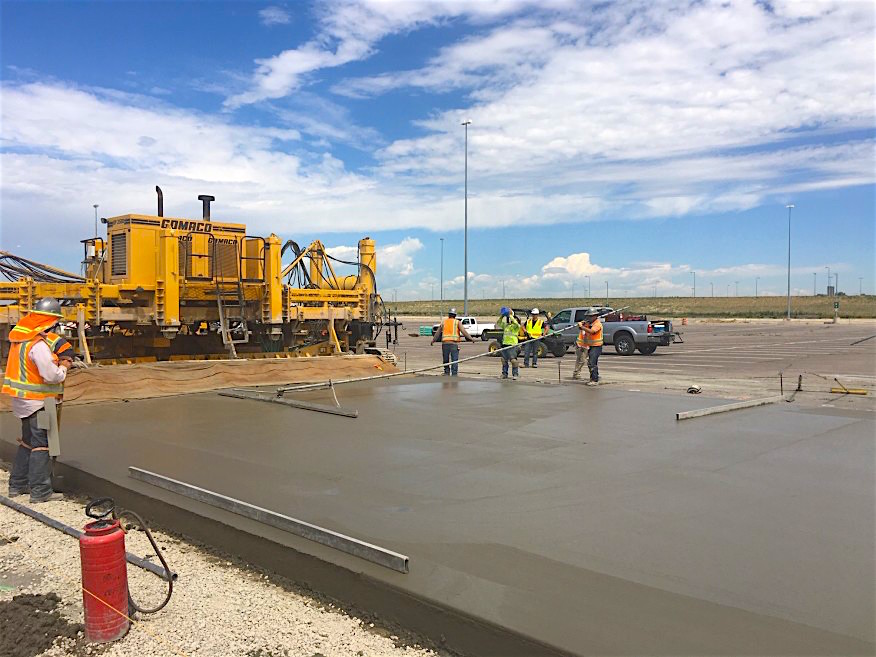 Denver International Airport Site Of Largest Concrete