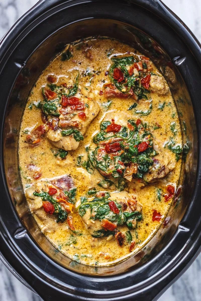 Crock pot recipe for boneless chicken thighs / crock pot recipe for