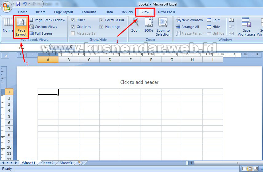 Cara Membuat Kop Surat di Excel (Tutorial Bergambar) - Kusnendar